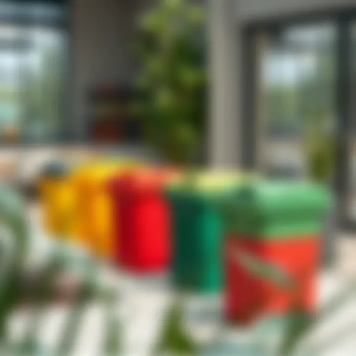 Magnificent The Role of Colorful Recycling Bins in Sustainable Furniture Design