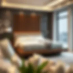 Elegant adult high bed showcasing modern design