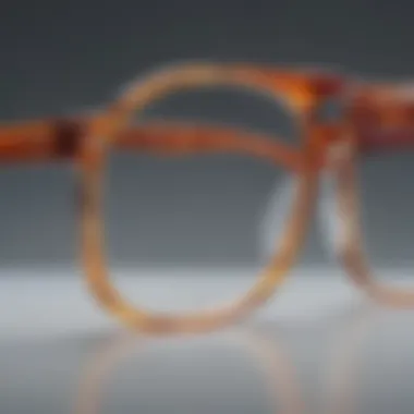 Close-up of Bormioli Rocco glasses showcasing unique design details