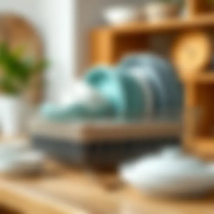 Various materials used in collapsible dish drainers displayed together
