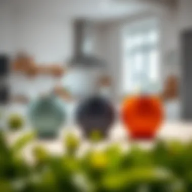 Trendy Ball Cups in Minimalist Design Trendy reusable ball cups displayed in a minimalist kitchen environment