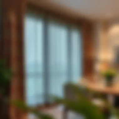 Elegant Installation Enhancing Room Ambiance Elegant installation of blackout curtains enhancing room ambiance