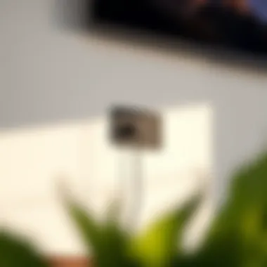 Installation of cord cover on wall-mounted TV