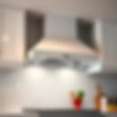 Installation process of ductless under cabinet range hood