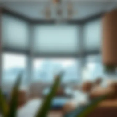 Trendy designs of blinds showcased in a home