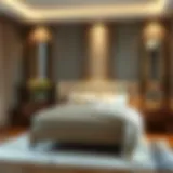 Elegant bedset showcasing modern design