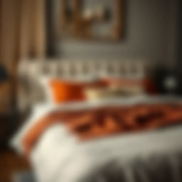 Diverse materials used in bedsets for various styles