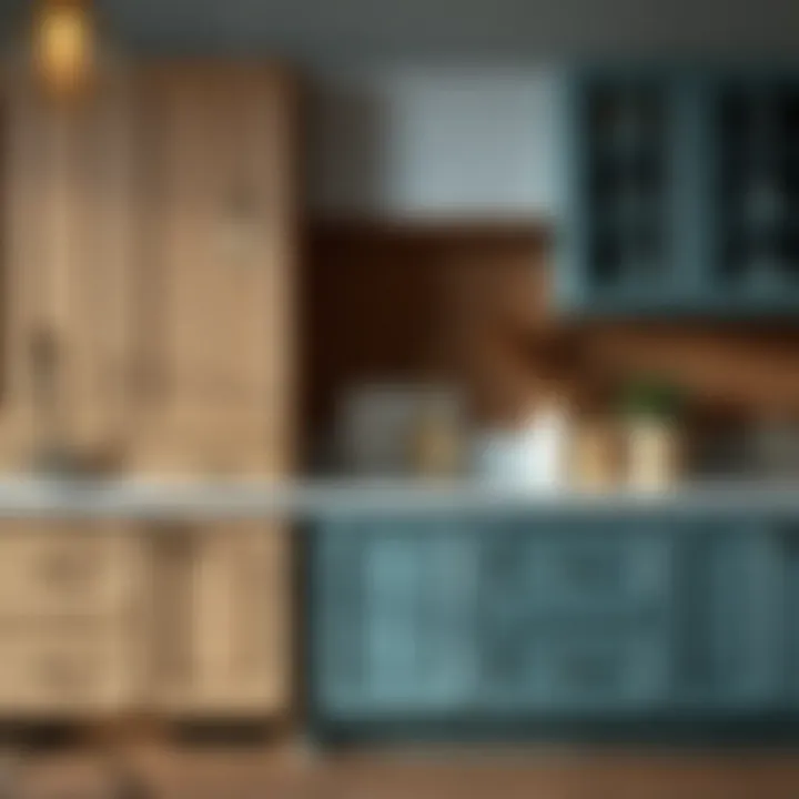Variety of cabinet materials and finishes for budget-friendly options