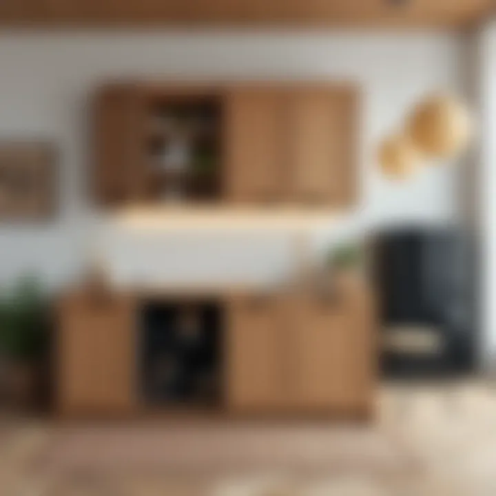 DIY project showcasing customized cabinet design