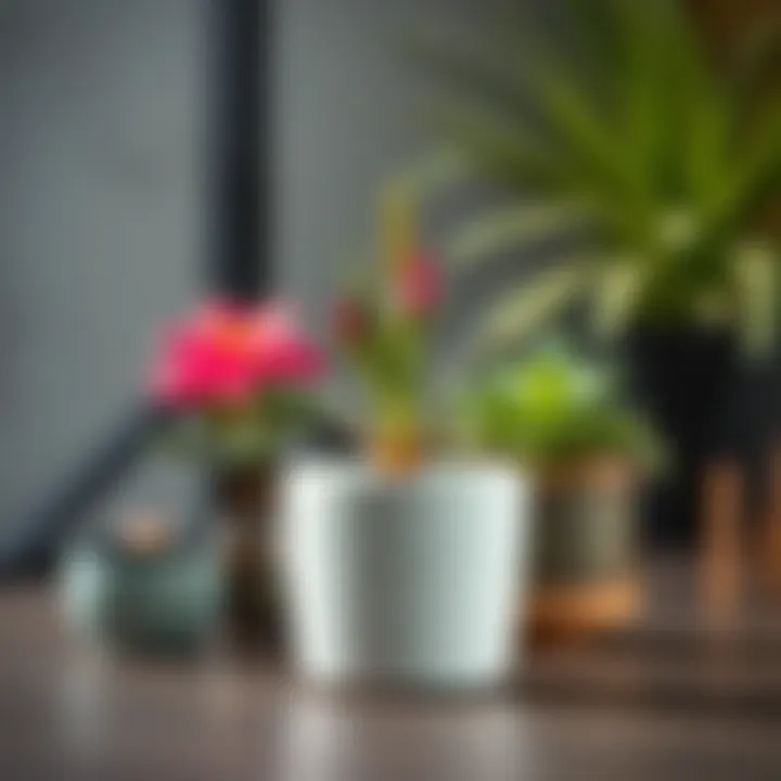 DIY rectangle flower pot ideas with various materials