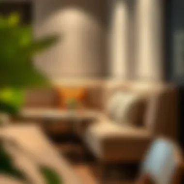 Elegant design of a bench banquette with plush cushions