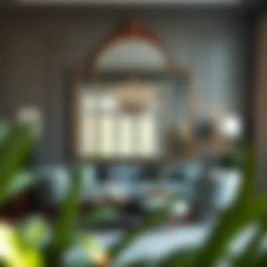 Transforming Spaces with Big Mirrors A beautifully decorated room enhanced by a big mirror