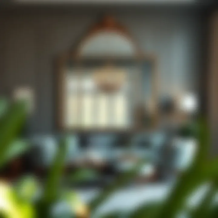 Transforming Spaces with Big Mirrors A beautifully decorated room enhanced by a big mirror