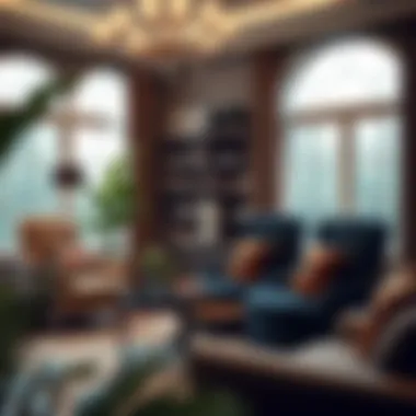 Diverse Styles in a Living Room Diverse styles of chair and a half seat covers showcased in a living room