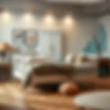 Stylish children's day bed in a modern bedroom