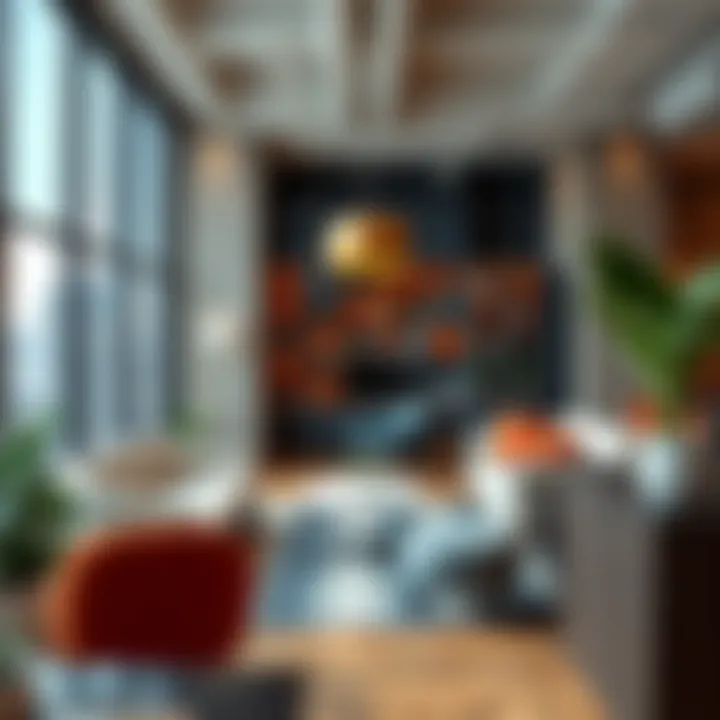 Chic Office Design for Urban Professionals Contemporary downtown office space with stylish furniture