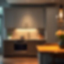 Elegant modern kitchen cabinet design showcasing contemporary finishes