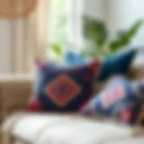 Exploring Navy Boho Pillows: A Fusion of Style and Comfort Introduction