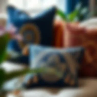 Exploring Navy Boho Pillows: A Fusion of Style and Comfort Summary Exploring Navy Boho Pillows: A Fusion of Style and Comfort Summary