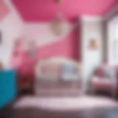 Stylish color palette for modern nursery decor