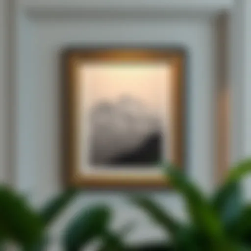 Exploring the Aesthetic and Functional Aspects of a 20x20 Frame Matted to 5x7 Introduction