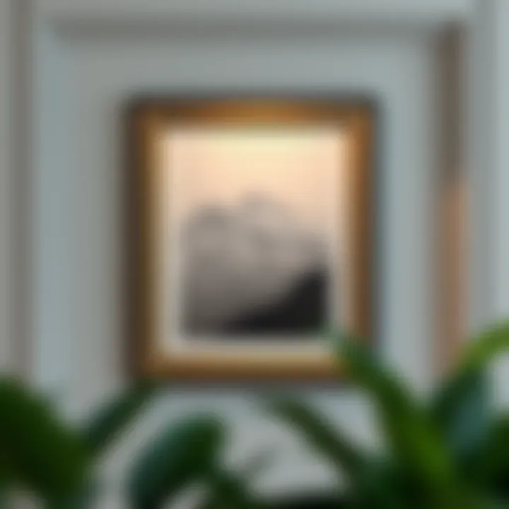 Exploring the Aesthetic and Functional Aspects of a 20x20 Frame Matted to 5x7 Introduction