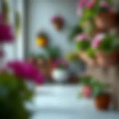 Materials and Aesthetics Diverse materials used in wall flower planters for unique aesthetics