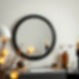 Exploring the Aesthetic Appeal of Round Black Wooden Mirrors Introduction