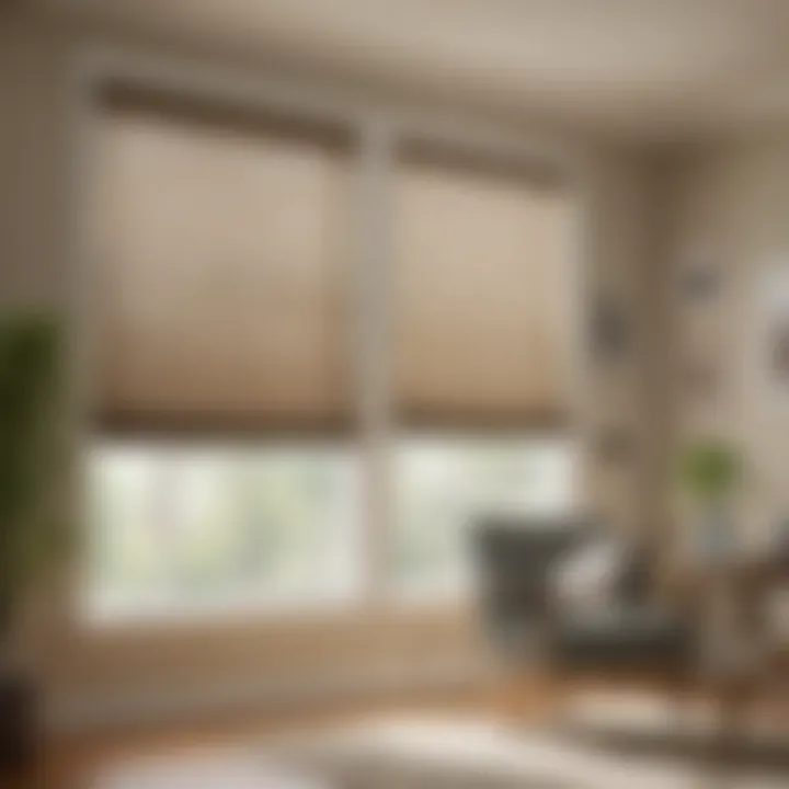 Variety of cordless cellular shade colors and styles displayed