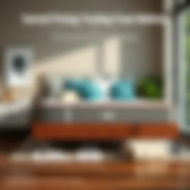 Infographic showcasing mattress pricing trends