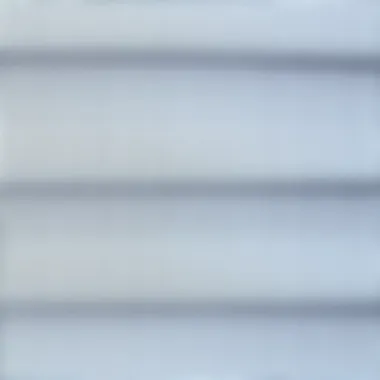Textural Beauty of Fabric Blinds Close-up of textured fabric used for 18 inch wide blinds