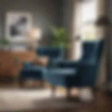 Variety of accent chairs showcasing diverse styles and materials