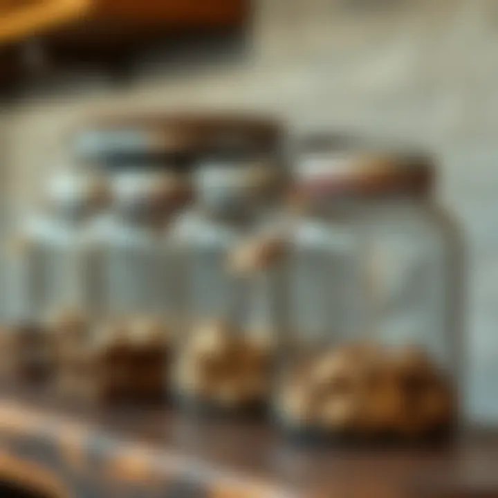 Stylish storage solutions utilizing three-gallon jars