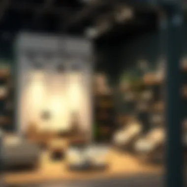 Strategic Lighting Techniques Effective lighting techniques used in a pop up shop to highlight products