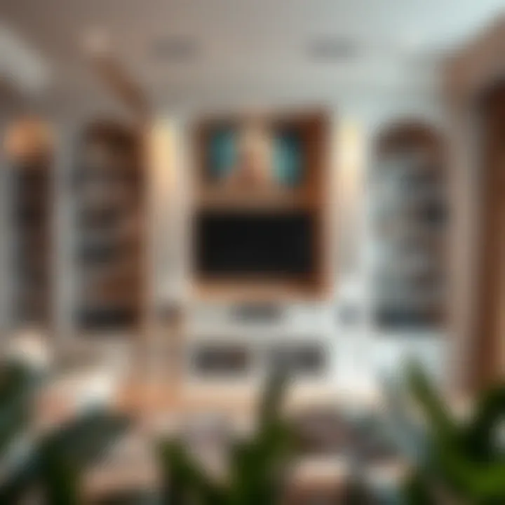 Integrating Built-in Bookshelves into Your Entertainment Center Summary