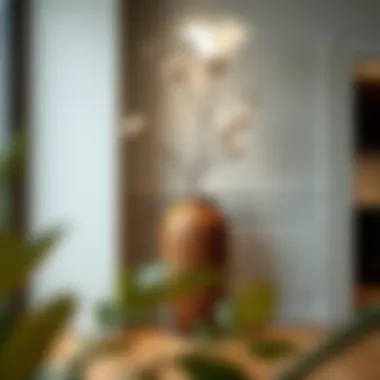 Enhancing Room Ambiance with Wooden Floor Vase Thoughtfully placed large wooden floor vase enhancing room ambiance