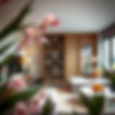 Compact Shoe Storage in Modern Living Compact shoe storage solution in a modern living area