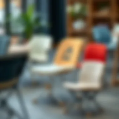 Various materials used in mini portable chairs