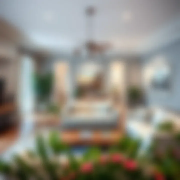 Inviting family room atmosphere with personalized touches