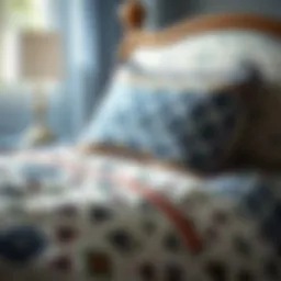 Intricate patterns on Pillowfort bedding designed for kids