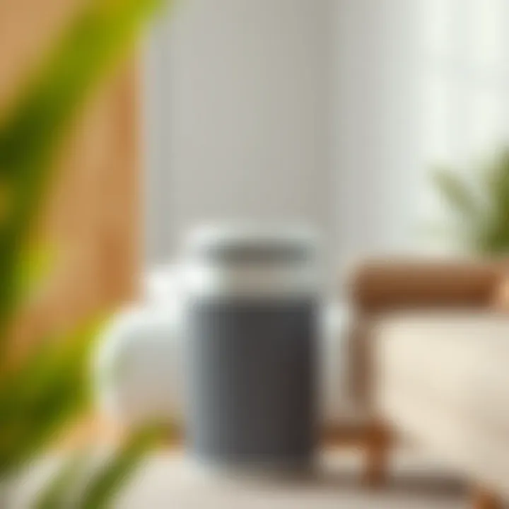 Minimalist Aesthetic and Functionality Stylish trash can with lid in a minimalist living space
