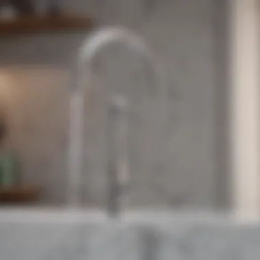 Elegant modern kitchen tap faucet