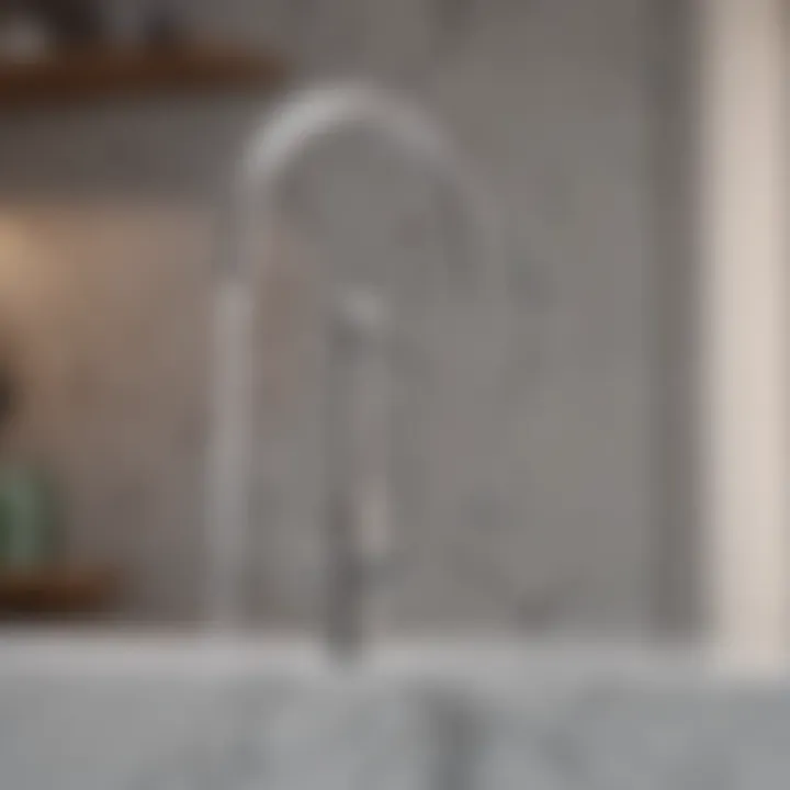 Elegant modern kitchen tap faucet