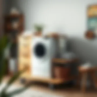 Customizable rolling laundry table with unique features