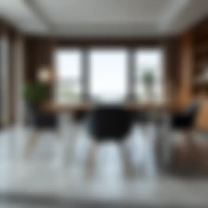 The Dynamic Balance of Light Tables and Dark Chairs in Interior Design Summary