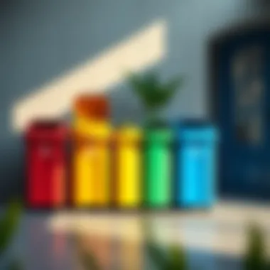 Notable The Role of Colorful Recycling Bins in Sustainable Furniture Design
