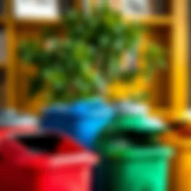 The Role of Colorful Recycling Bins in Sustainable Furniture Design Summary