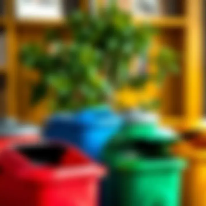 The Role of Colorful Recycling Bins in Sustainable Furniture Design Summary
