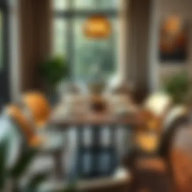 Cozy Meal Setting with Versatile Drop Wing Table Versatile drop wing table set for a cozy meal