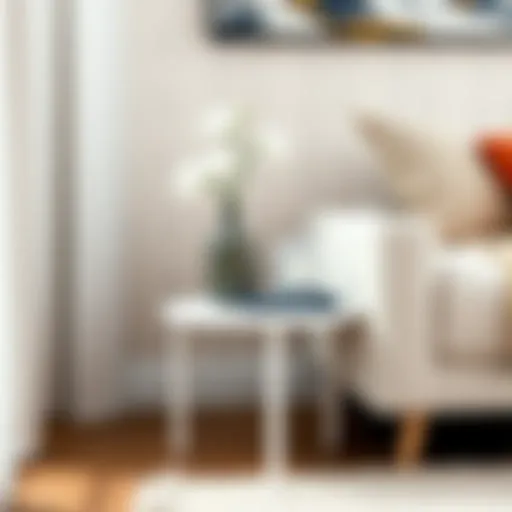 The Versatility of a White Sofa End Table: Style Meets Functionality Introduction